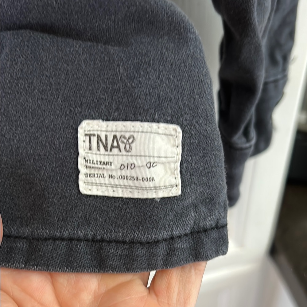 TNA Black/charcoal Lightweight Shirt Jacket - Picture 4 of 5